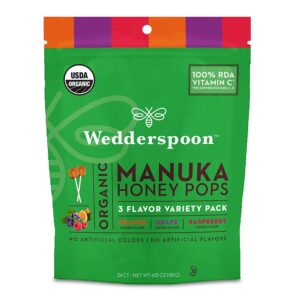 1 Wedderspoon Manuka Honey Pops 233522 front