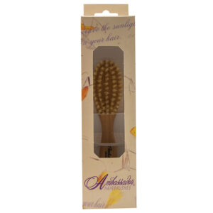 1 Ambassador Hairbrushes Mini Wooden with Natural Bristles 219886 Front
