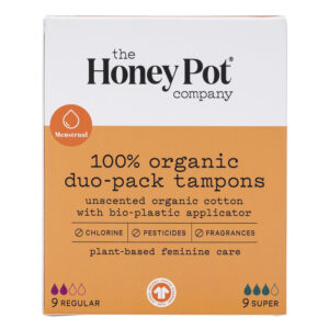 1 Honey Pot Cotton Tampons 236575 front
