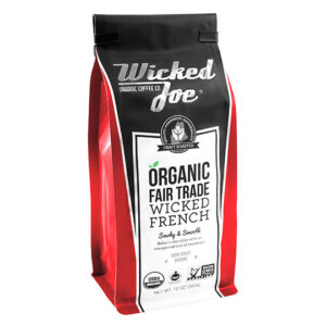1 Wicked Joe Coffee Wicked French Roast 12oz 232310 front