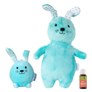 aroma plush pal and pal clip briar bunny front