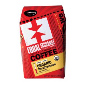 1 Equal Exchange Organic Coffee Decaffeinated 12 oz 219681 front