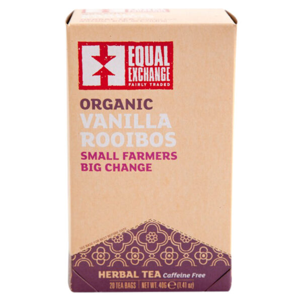 1 Equal Exchange Tea Organic Vanilla Rooibos 224310 Front