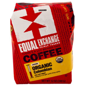 1 Equal Exchange packaged coffee ground Organic Colombian 219682 Front
