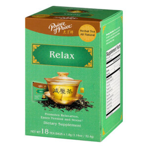 1 Prince of Peace Herbal Teas Relax 18 tea bags 231835 front