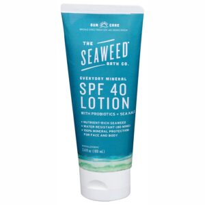 1 Seaweed Bath Co Everyday Mineral SPF40 Lotion tube front 238026
