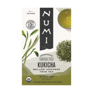 1 Numi Tea Kukicha Green Tea 16 tea bags Front 238822