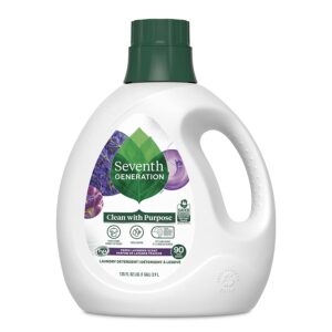 1 Seventh Generation Laundry Liquid Lavender 135z 238827 Front