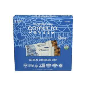 1 GoMacro Oatmeal Chocolate Chip Minis 8pack front box 238705.jpg