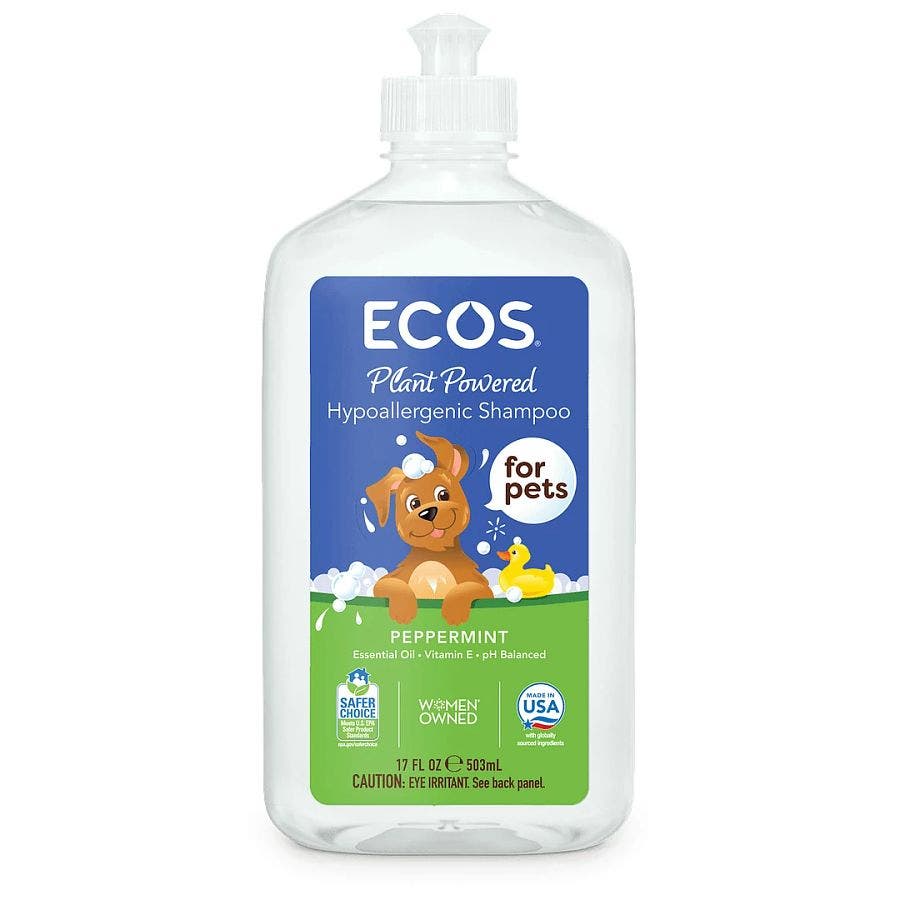 earth friendly products peppermint pet shampoo 17floz front 240511 1.jpg
