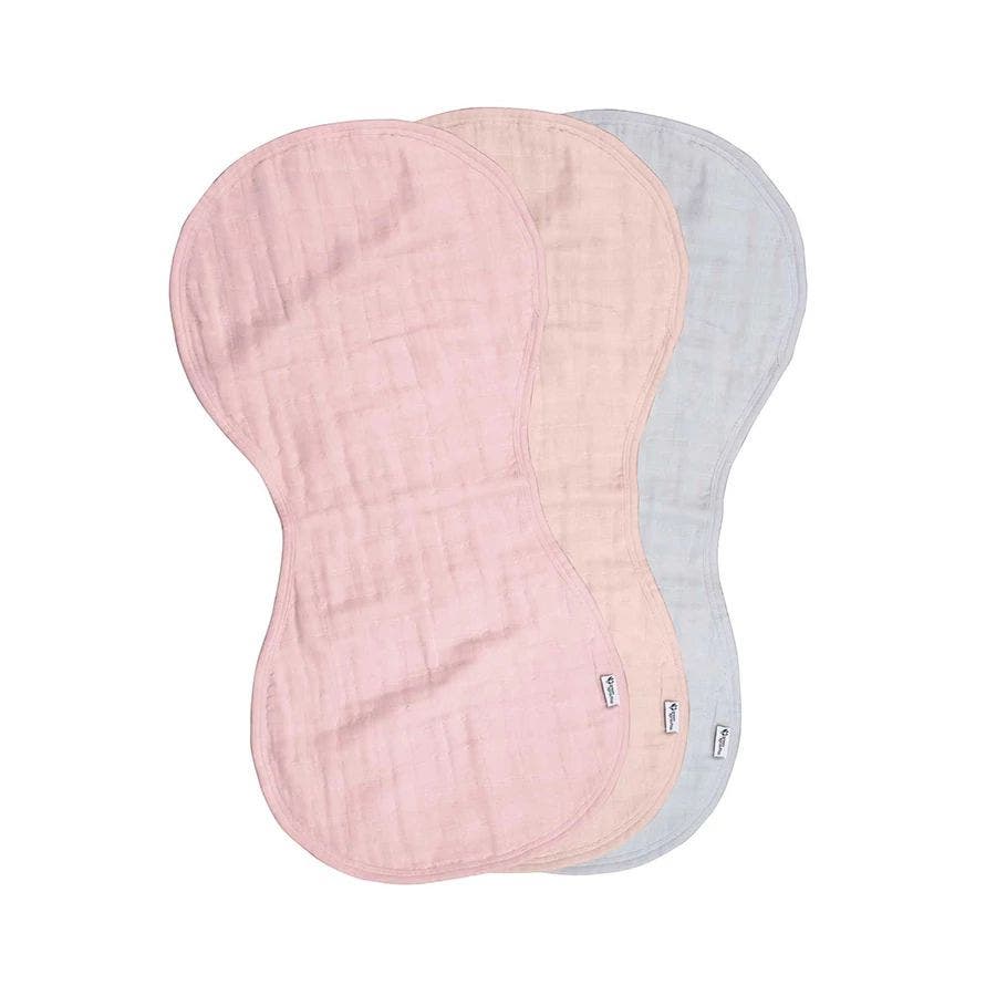 green sprouts 3 piece organic cotton muslin burp cloths rose set front 239523.jpeg