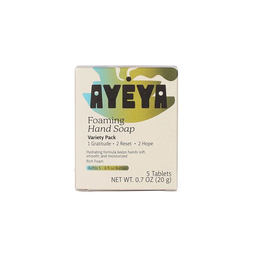 Ayeya Assorted Foaming Hand Soap Refill Tablets Variety Pack 5 count