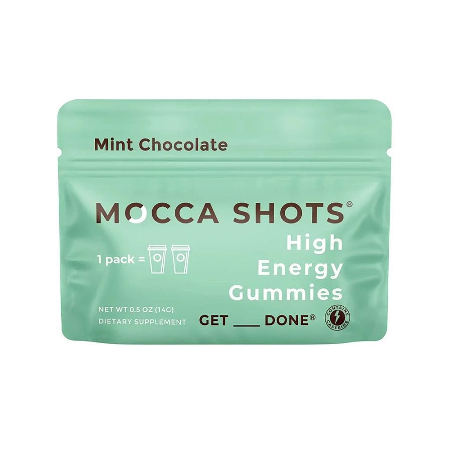 Seattle Gummy Company Mint Chocolate Mocca Shots Gummies 2 count