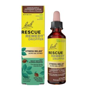 Bach Flower Remedies Chocolate & Peppermint Rescue Remedy 0.7 fl. oz.