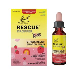 Bach Flower Remedies Kids Strawberry Rescue Remedy 0.35 fl. oz.