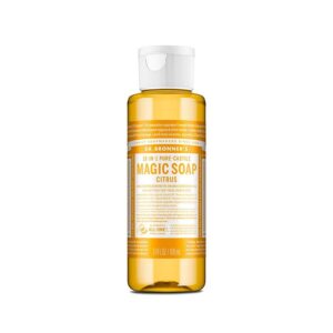 Dr. Bronner's 18-in-1 Pure Castile Citrus Orange Magic Soap 3.4 fl. oz.