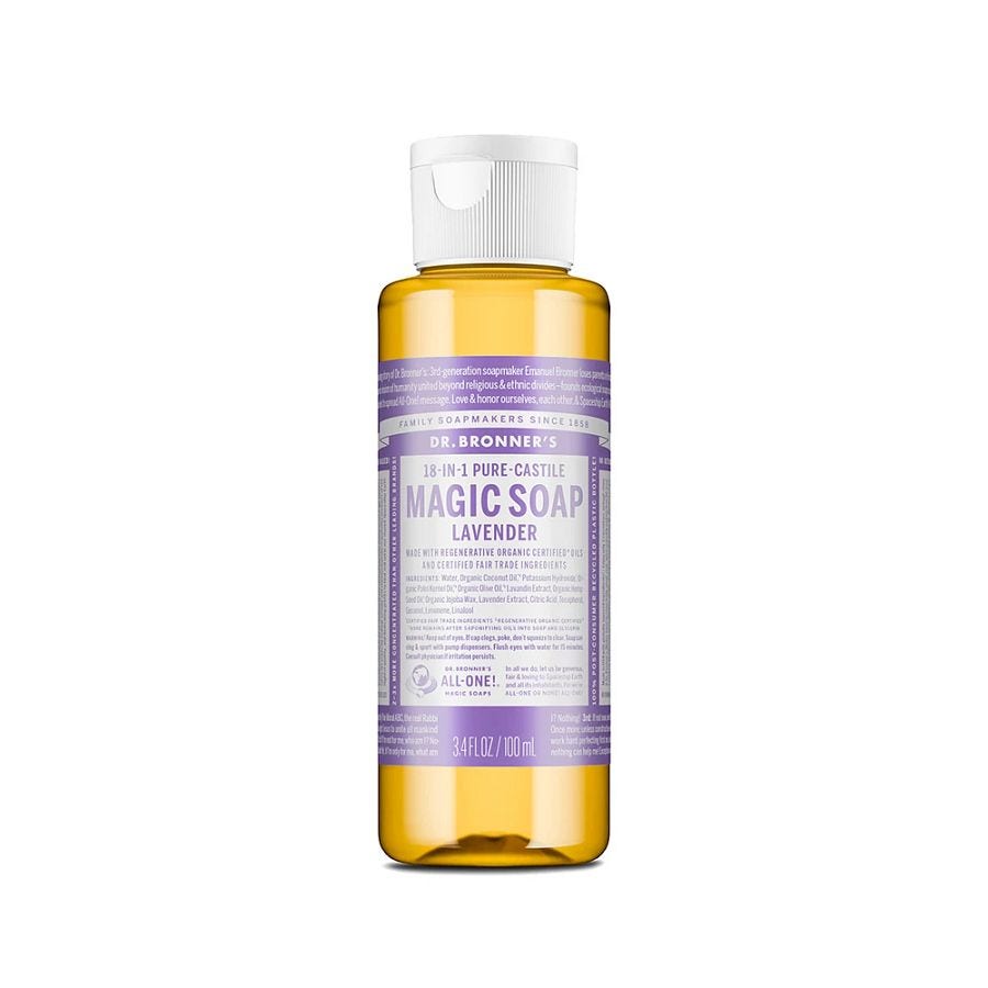 Dr. Bronner's 18-in-1 Pure Castile Lavender Magic Soap 3.4 fl. oz.