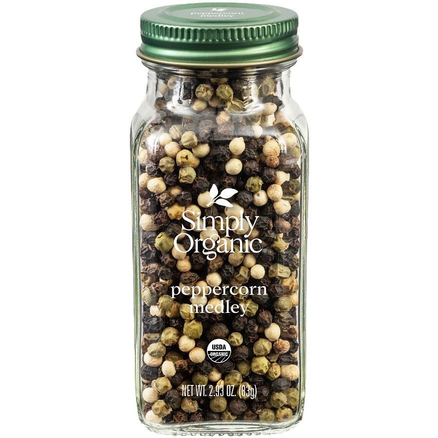 Simply Organic Peppercorn Medley 2.93 oz.