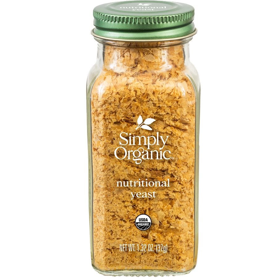 Simply Organic Nutritional Yeast 1.32 oz.