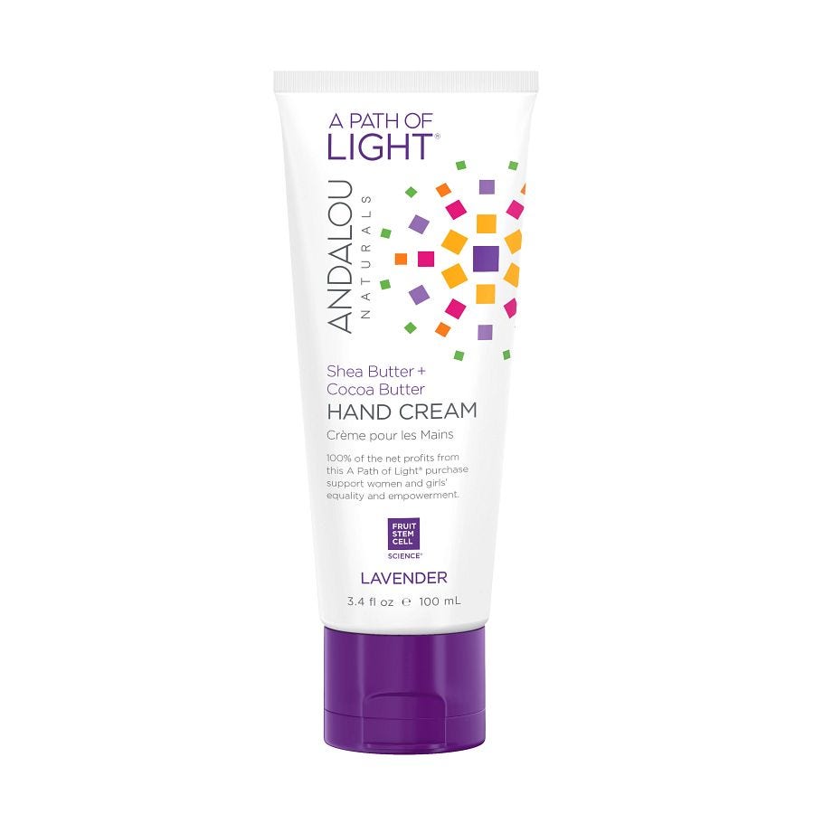 Andalou Naturals A Path of Light Hand Cream Lavender, 3.4 Oz