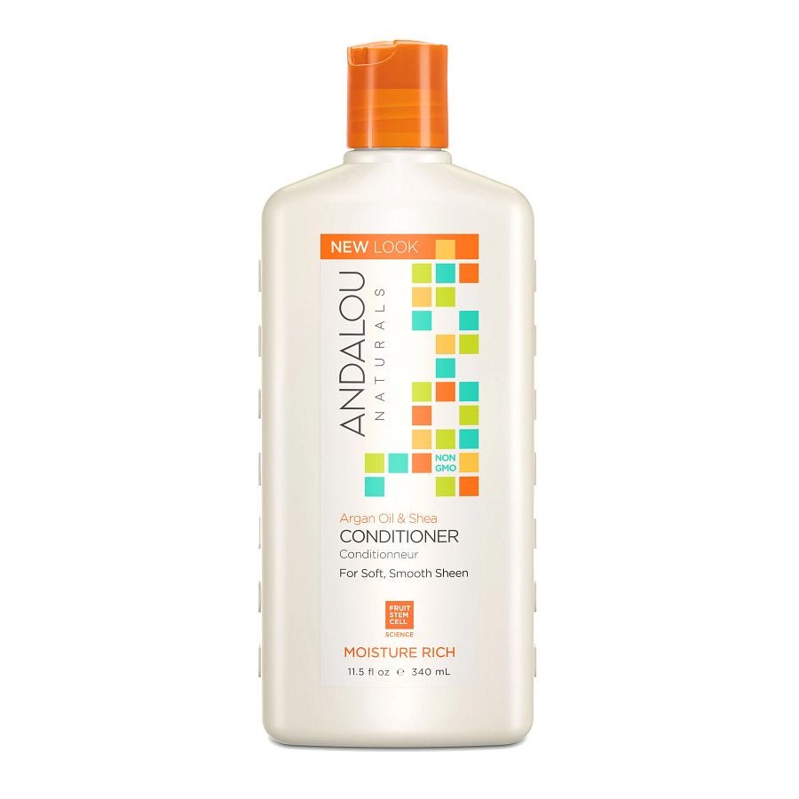 Andalou Naturals Moisture Rich Conditioner Argan and Sweet Orange, 11.5 Oz