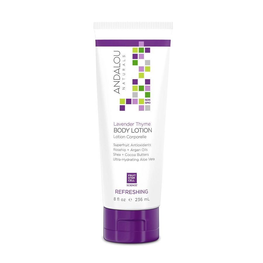 Andalou Naturals Body Lotion Refreshing Lavender and Thyme, 8 oz
