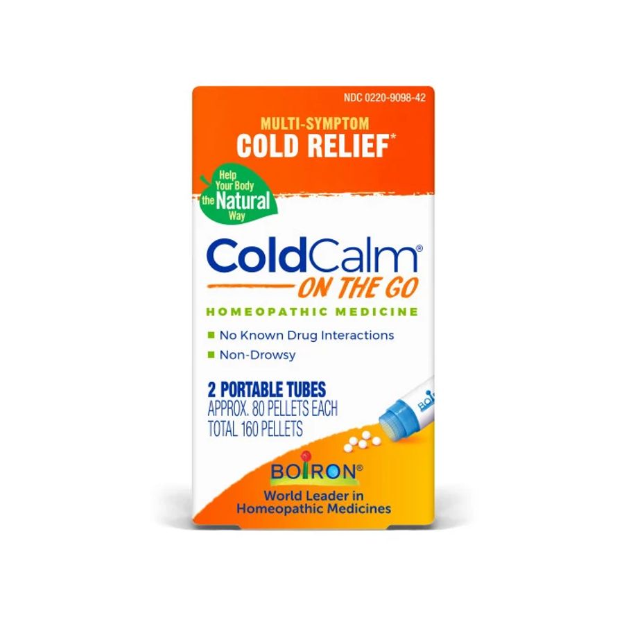 Boiron ColdCalm Meltaway Pellets (2) 80 count tubes