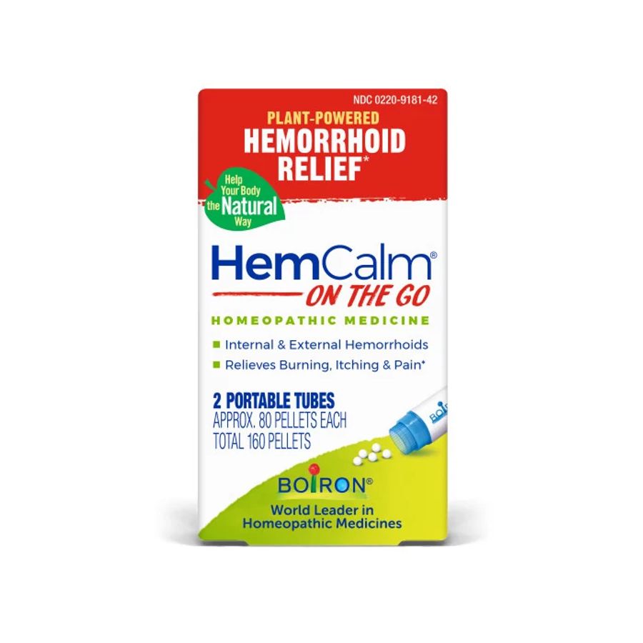 Boiron HemCalm Meltaway Pellets (2) 80 count tubes
