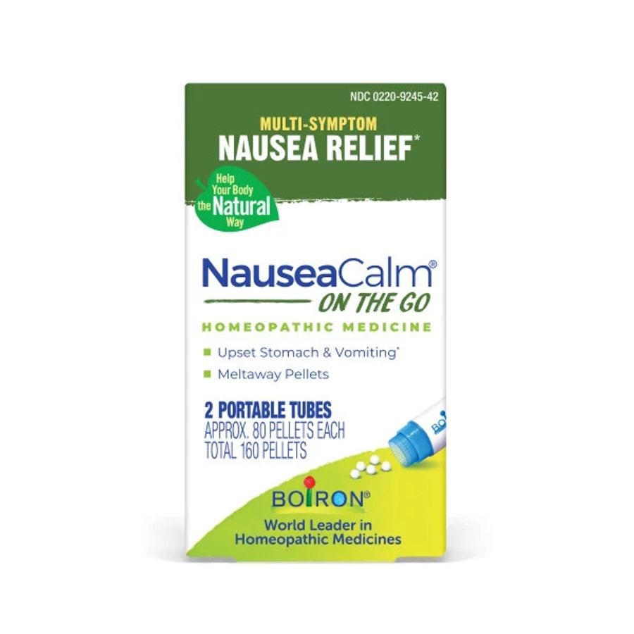 Boiron NauseaCalm Meltaway Pellets (2) 80 count tubes