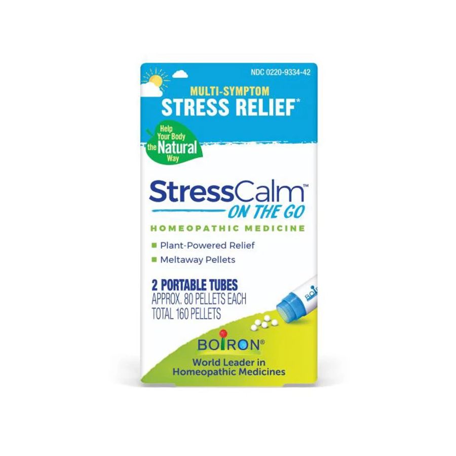 Boiron StressCalm Meltaway Pellets (2) 80 count tubes