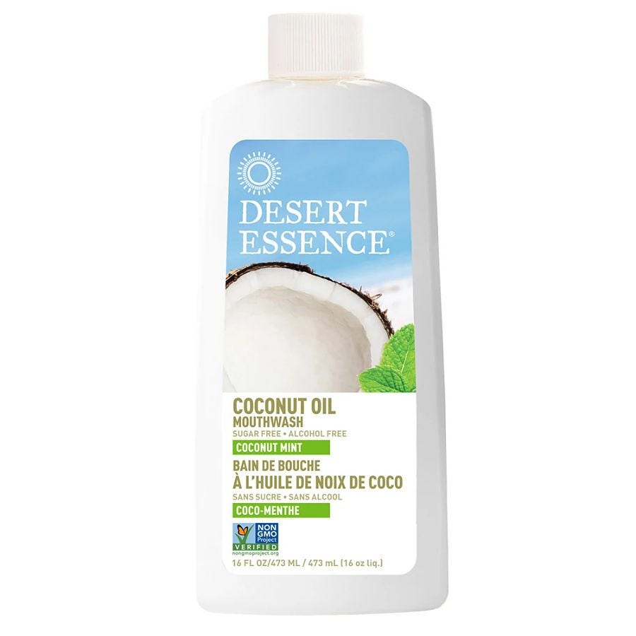Desert Essence Coconut Oil Mouthwash 16 fl. oz.