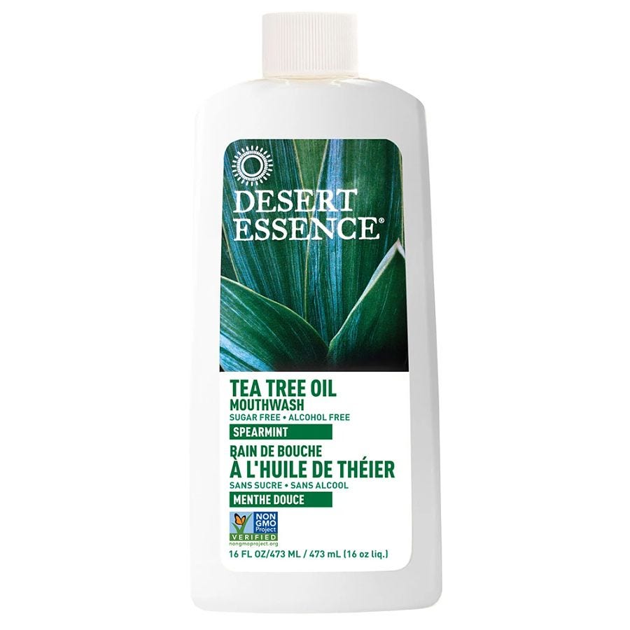 Desert Essence Tea Tree Oil Mouthwash Refill 16 fl. oz.