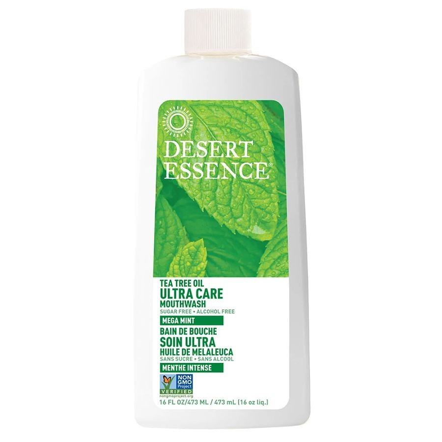 Desert Essence Ultra Care, Mega Mint Tea Tree Oil Mouthwash 16 fl. oz.