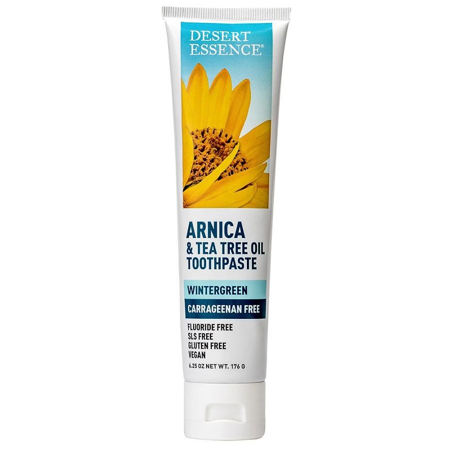 Desert Essence Tea Tree Oil + Arnica Carrageenan Free Toothpaste 6.25 oz.