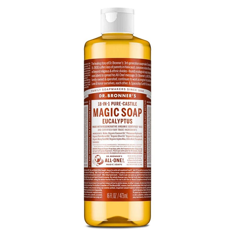 Dr. Bronner's 18-in-1 Eucalyptus Castile Soap 16 fl. oz.