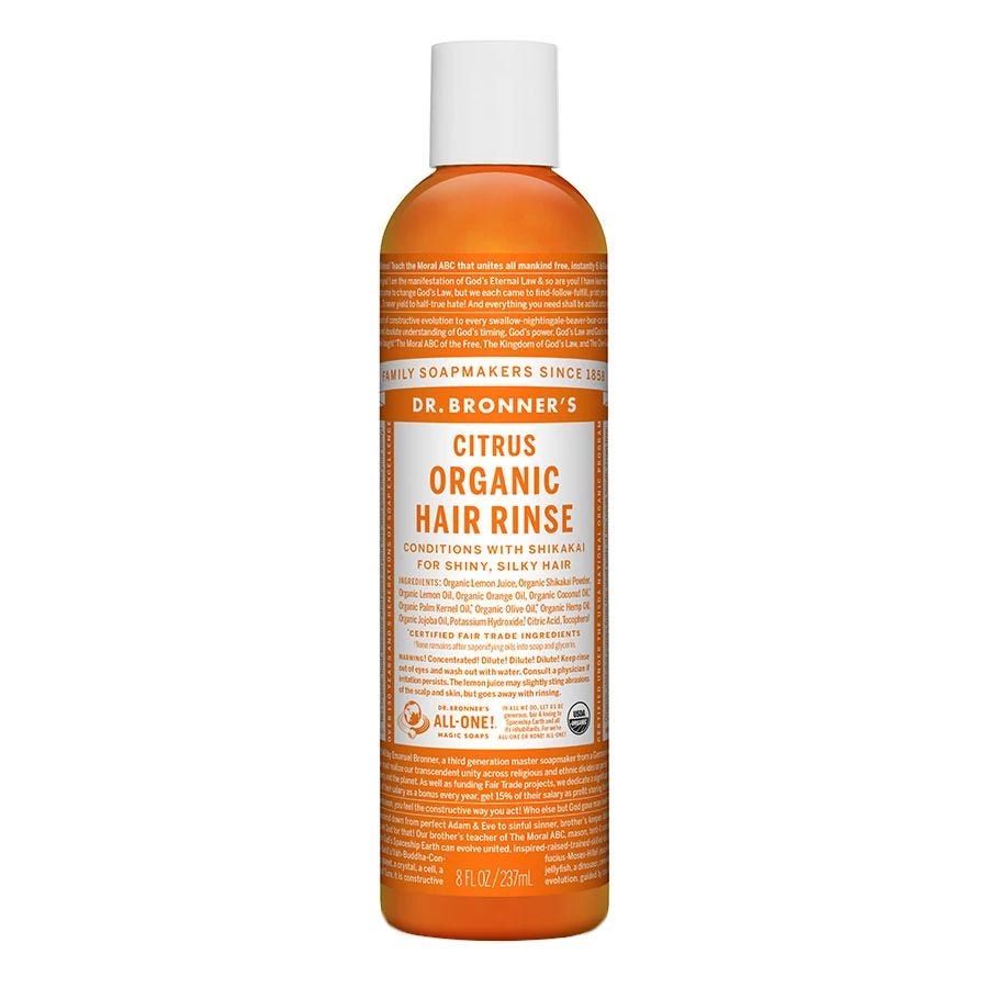 Dr. Bronner's Organic Citrus Conditioning Rinse 8 fl. oz.