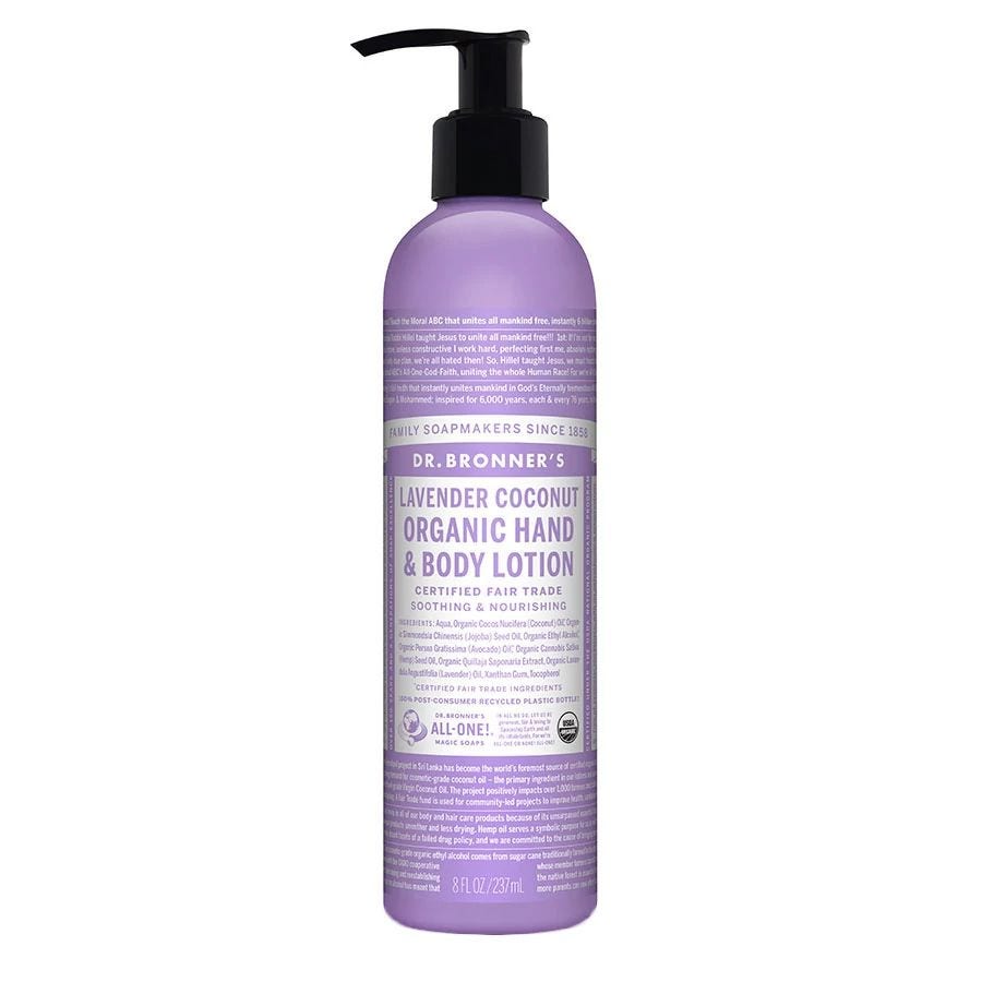 Dr. Bronner's Organic Lavender Coconut Lotion 8 fl. oz.