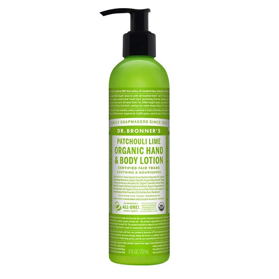Dr. Bronner's Organic Patchouli Lime Lotion 8 fl. oz.