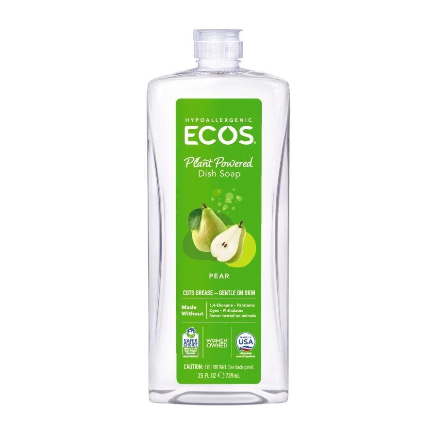 ECOS  Pear Dishmate Liquid 25 fl. oz.