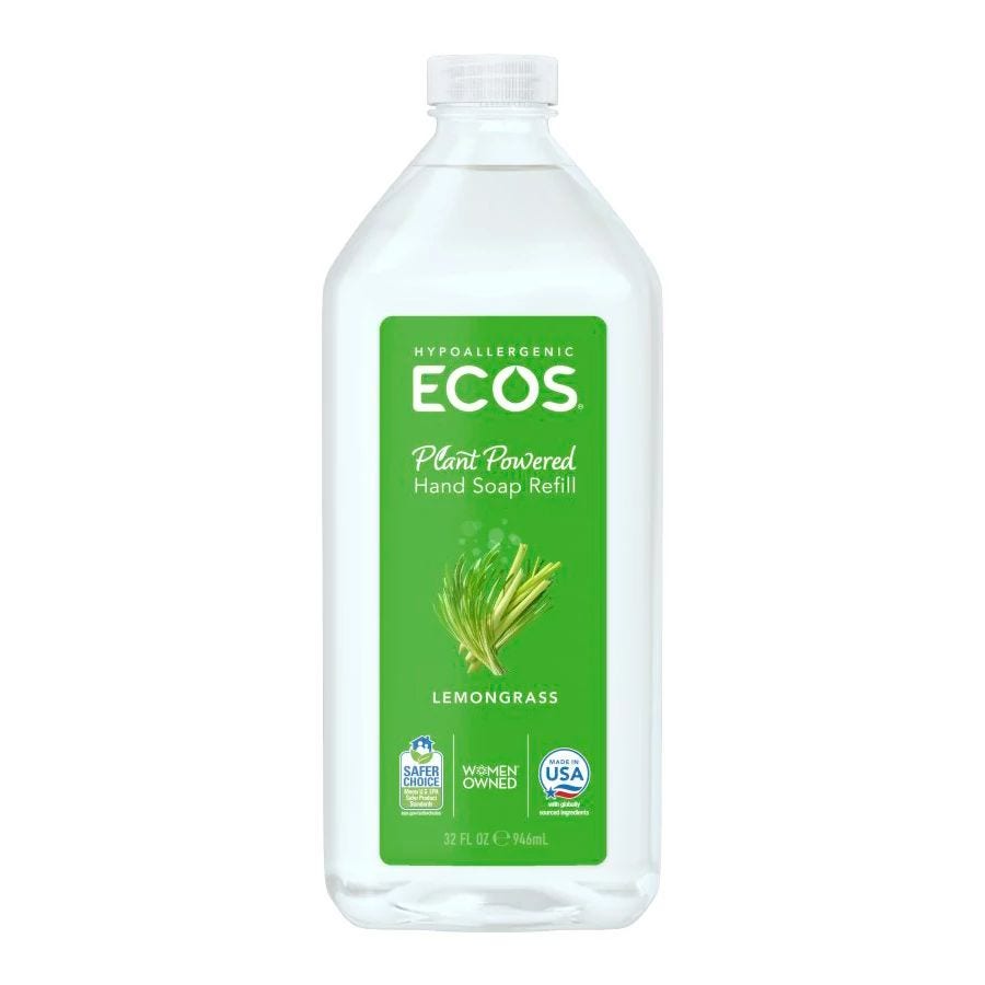 ECOS  Organic Lemongrass Hand Soap Refill 32 fl. oz.