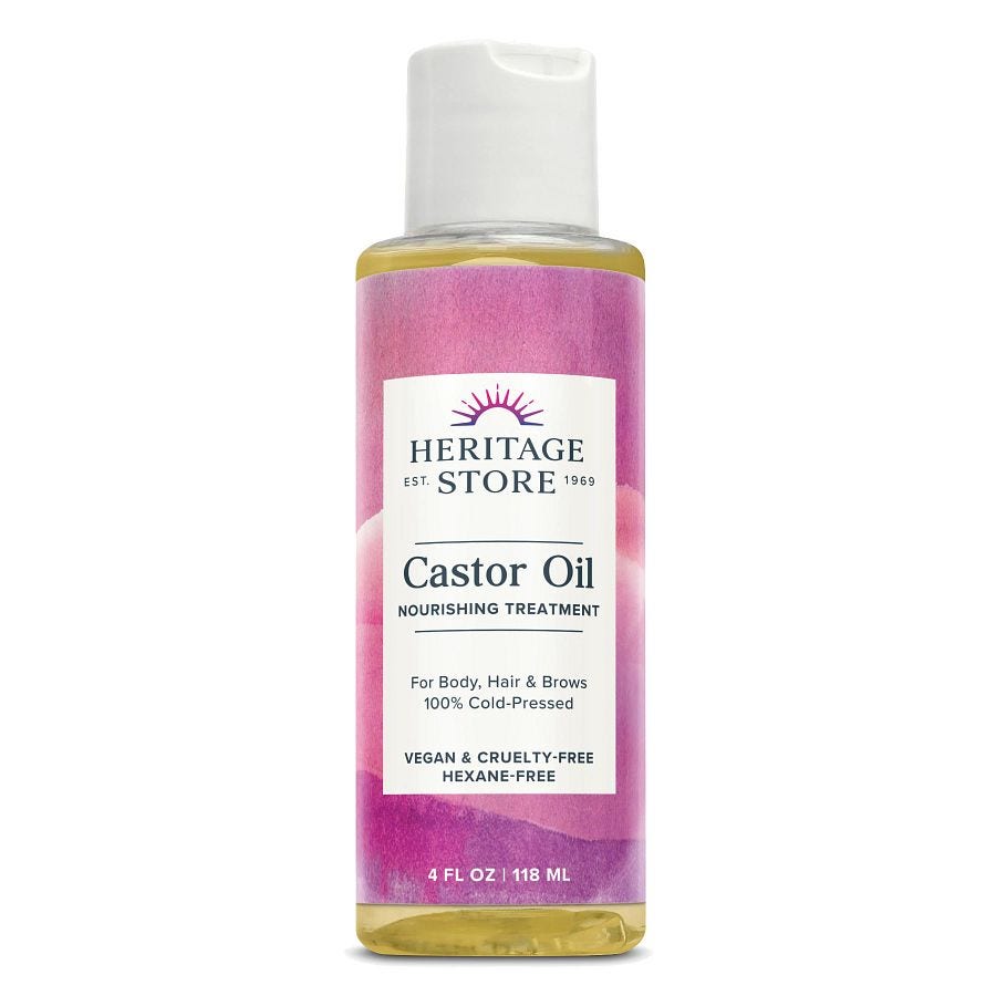 Heritage Products Castor Oil Hexane Free - 4 fl oz