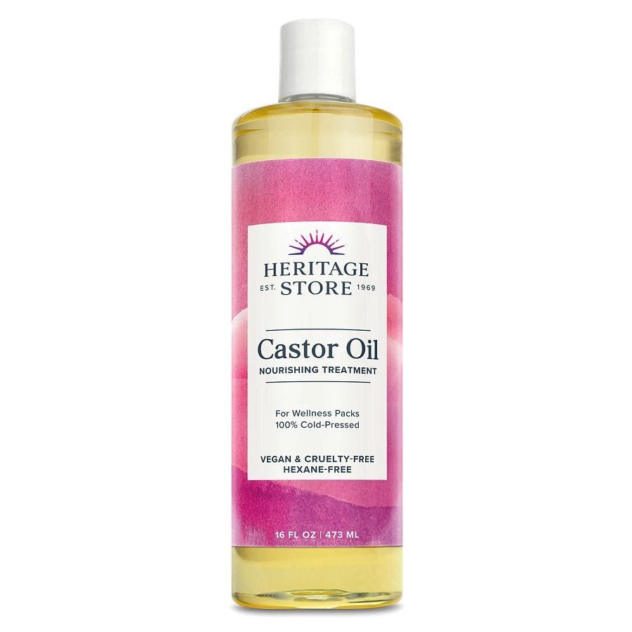 Heritage Products Castor Oil Hexane Free - 16 fl oz