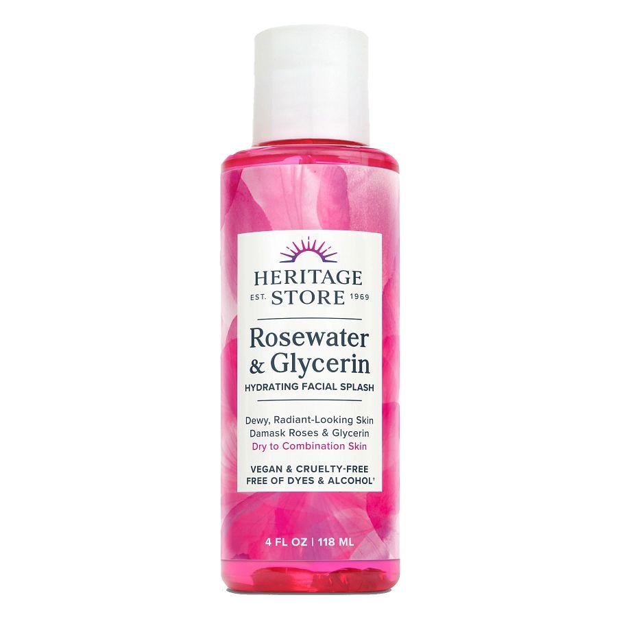 Heritage Products Rosewater and Glycerin - 4 fl oz
