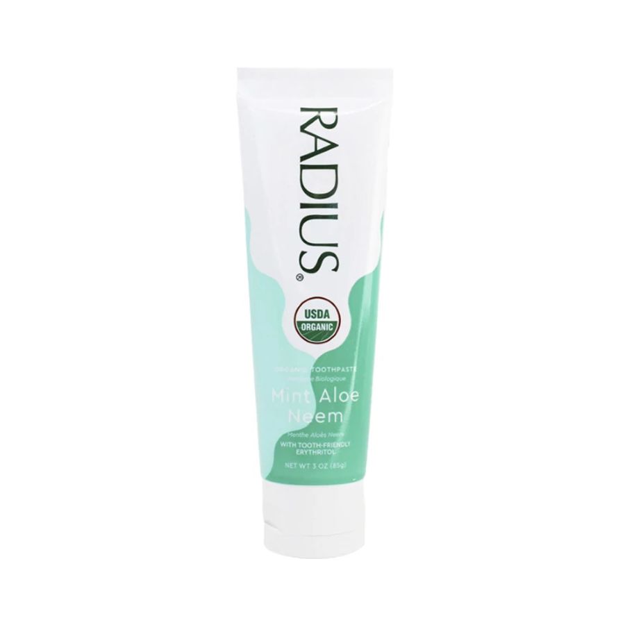 Radius Organic Mint Aloe Neem Toothpaste 3 oz.