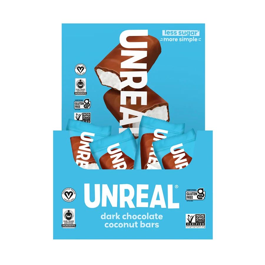 Unreal Dark Chocolate Coconut Bars 40 (0.53 oz.) count