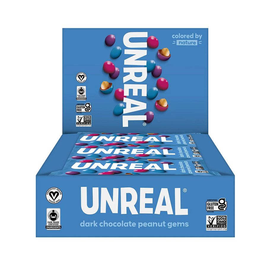 Unreal Dark Chocolate Peanut Gems 12 (1.5 oz.) packs