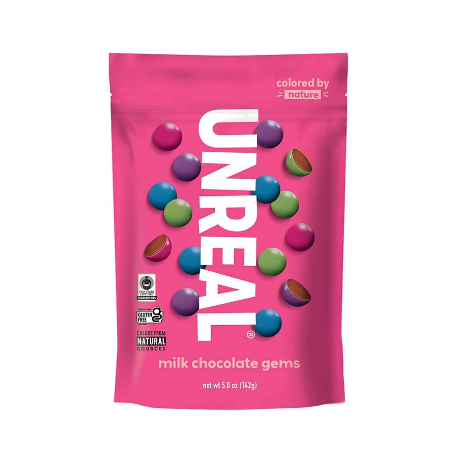 Unreal Milk Chocolate Gems 5 oz.